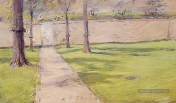 Le mur du jardin William Merritt Chase Peinture à l'huile